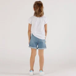 Bermuda in tessuto stretch da bambina