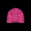 Berrettino in jersey fucsia da bambina
