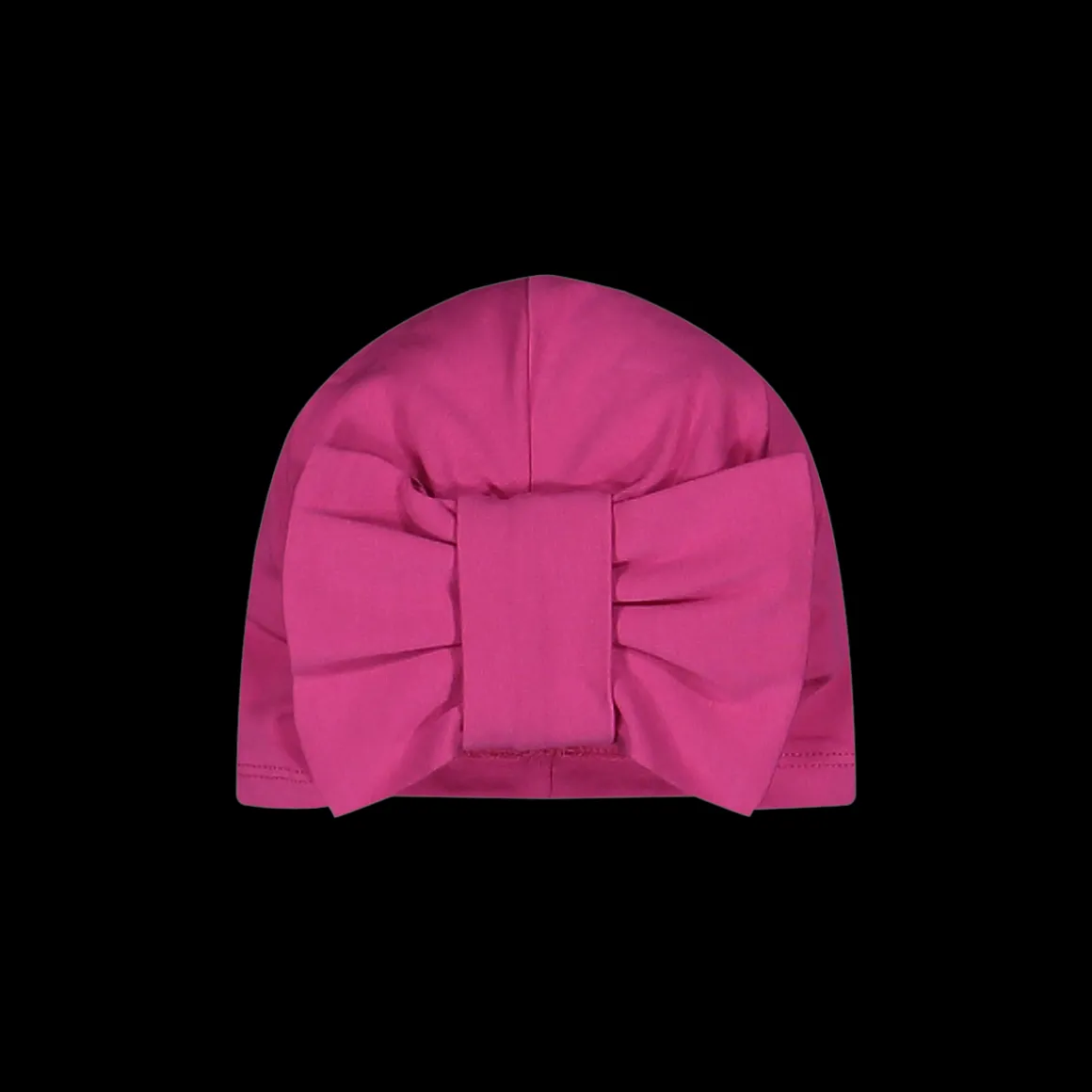 Berrettino in jersey fucsia da bambina