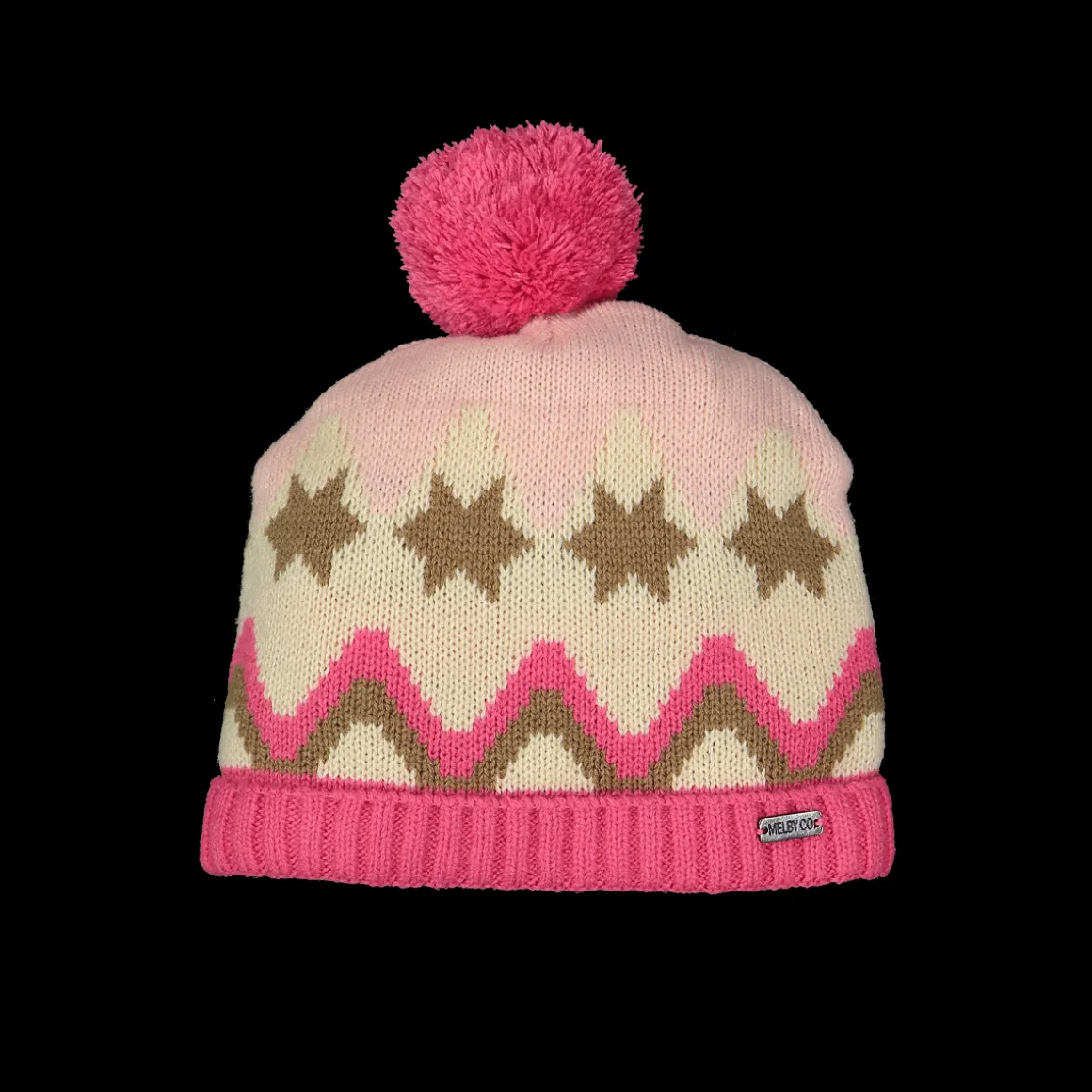 Berretto con pom pon bambina