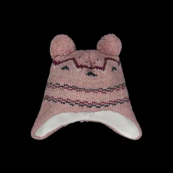 Berretto da neonata con pom pom