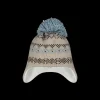 Berretto da neonato con pom pom