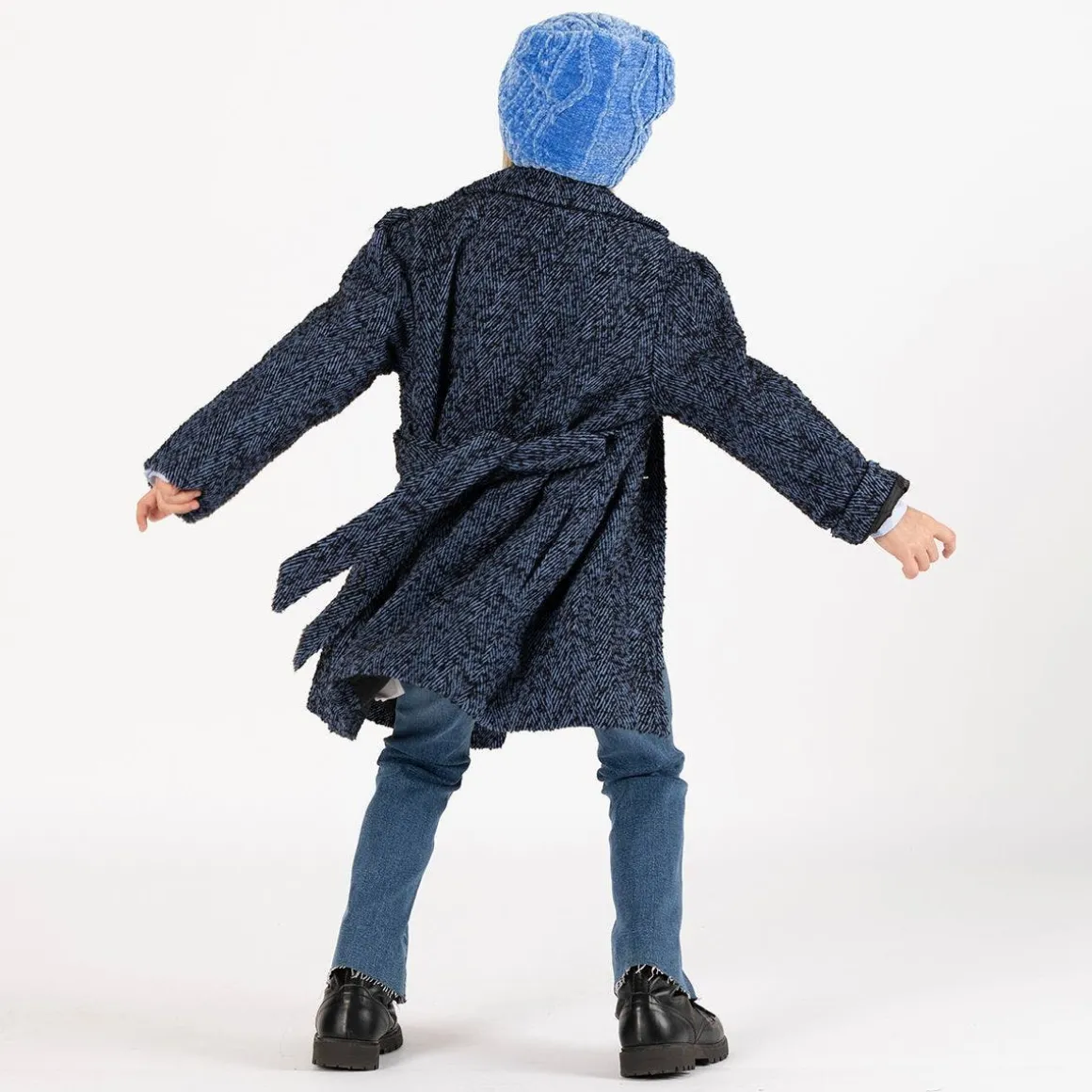 Berretto in ciniglia per bambina