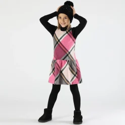 Berretto in tricot con strass bambina
