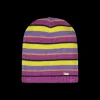 Berretto in tricot rigato bambina
