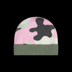 Berretto jacquard camouflage per bambina