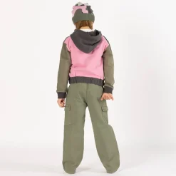 Berretto jacquard camouflage per bambina