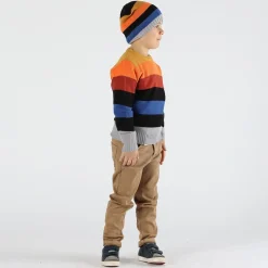 Berretto rigato bambino