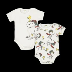 Bipack body per neonato a tema Peanuts