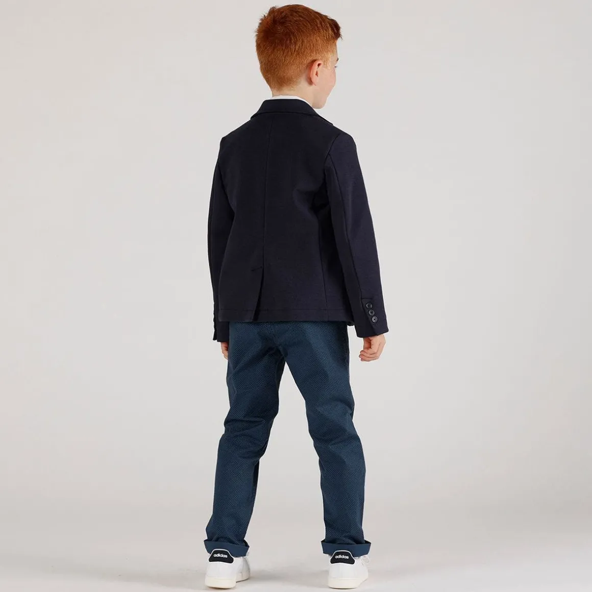 Blazer da bambino in piquet