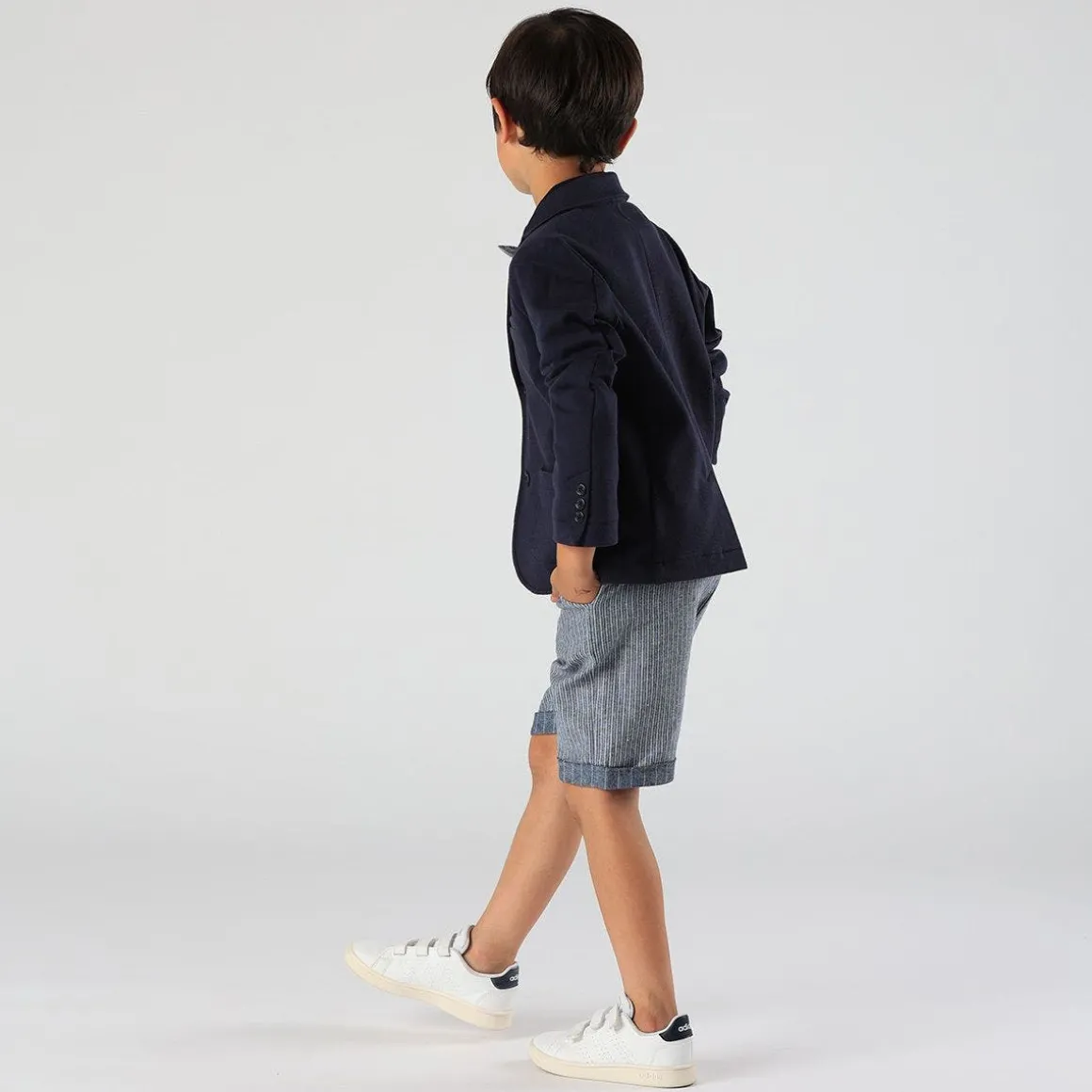 Blazer da bambino in piquet