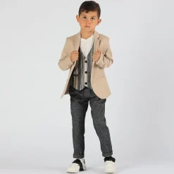 Blazer da bambino in piquet