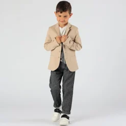 Blazer da bambino in piquet