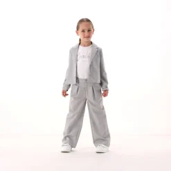 Blazer gessato per bambina
