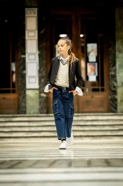 Blazer in punto Milano per bambina