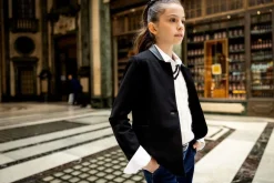 Blazer in punto Milano per bambina