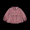 Blusa a quadretti da bambina
