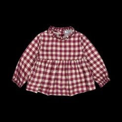 Blusa a quadretti da bambina