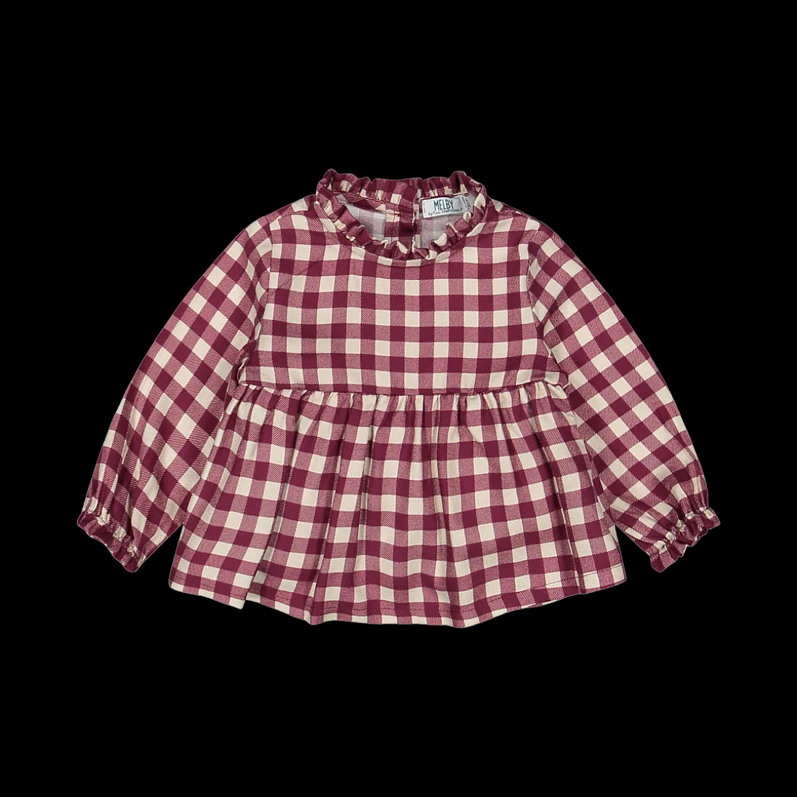 Blusa a quadretti da bambina