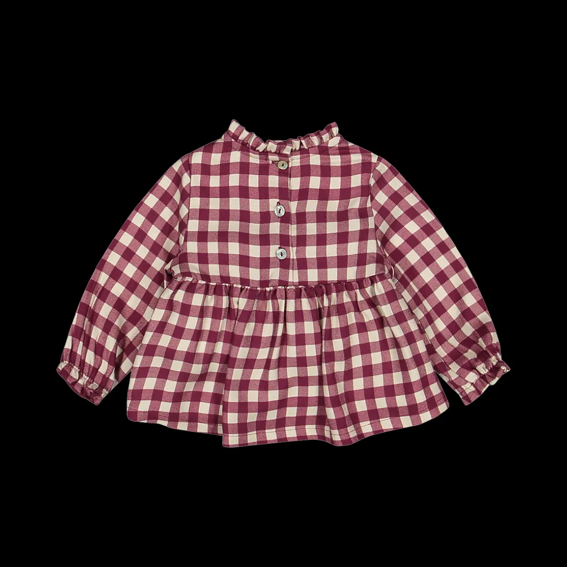 Blusa a quadretti da bambina