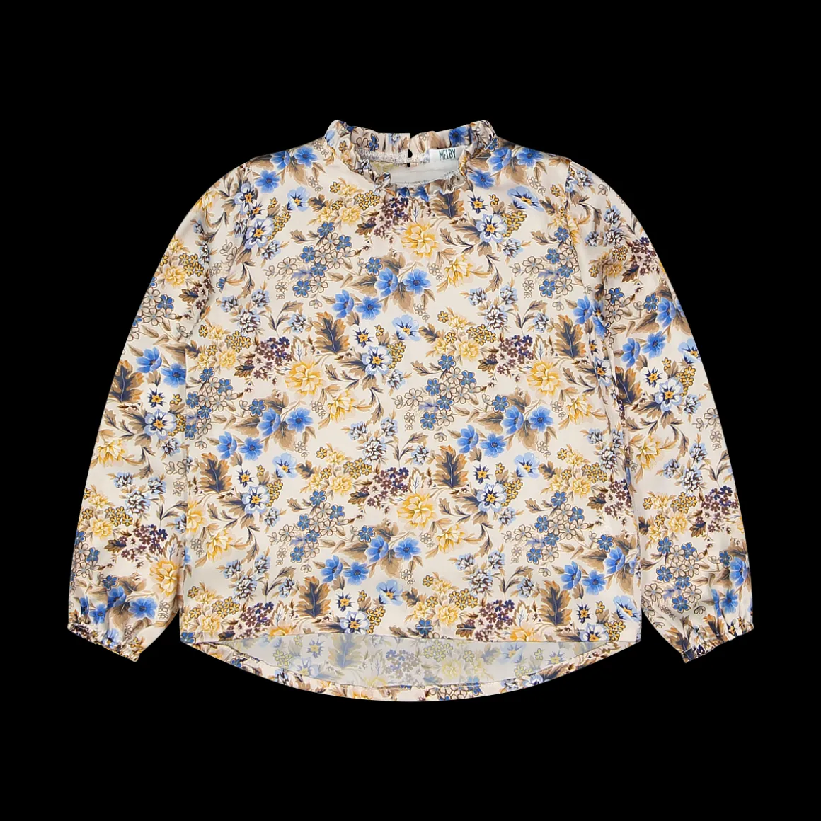 Blusa da bambina con fantasia floreale