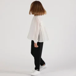 Blusa in chiffon da bambina
