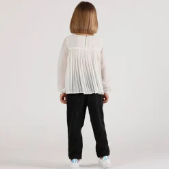 Blusa in chiffon da bambina