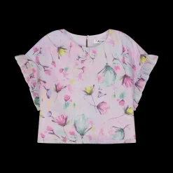 Blusa in creponne stampato per bambina