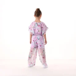 Blusa in creponne stampato per bambina