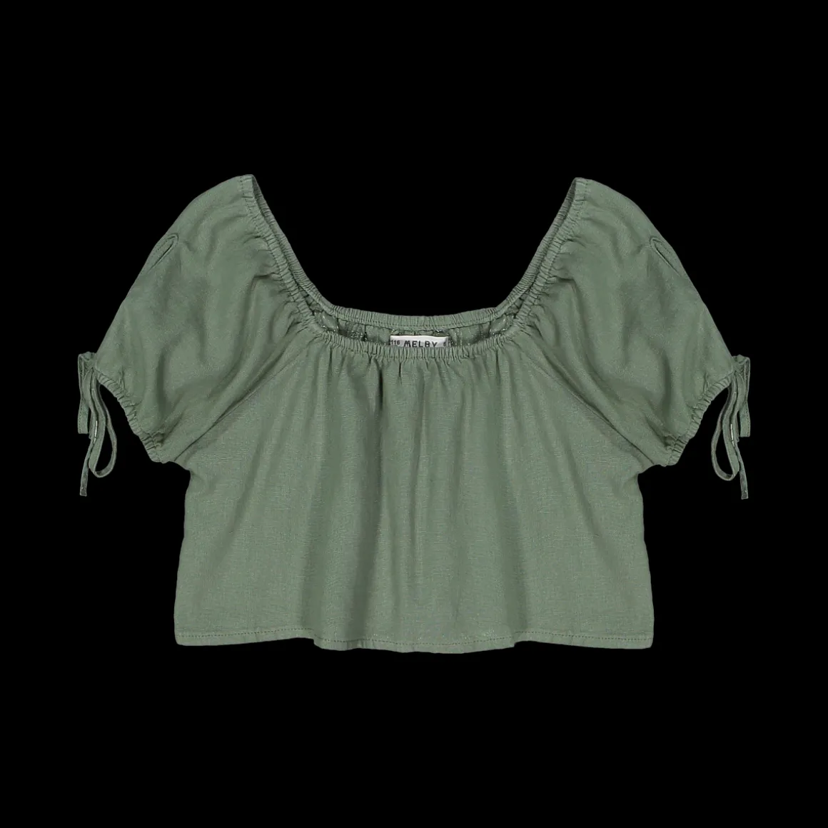 Blusa in misto lino per bambina
