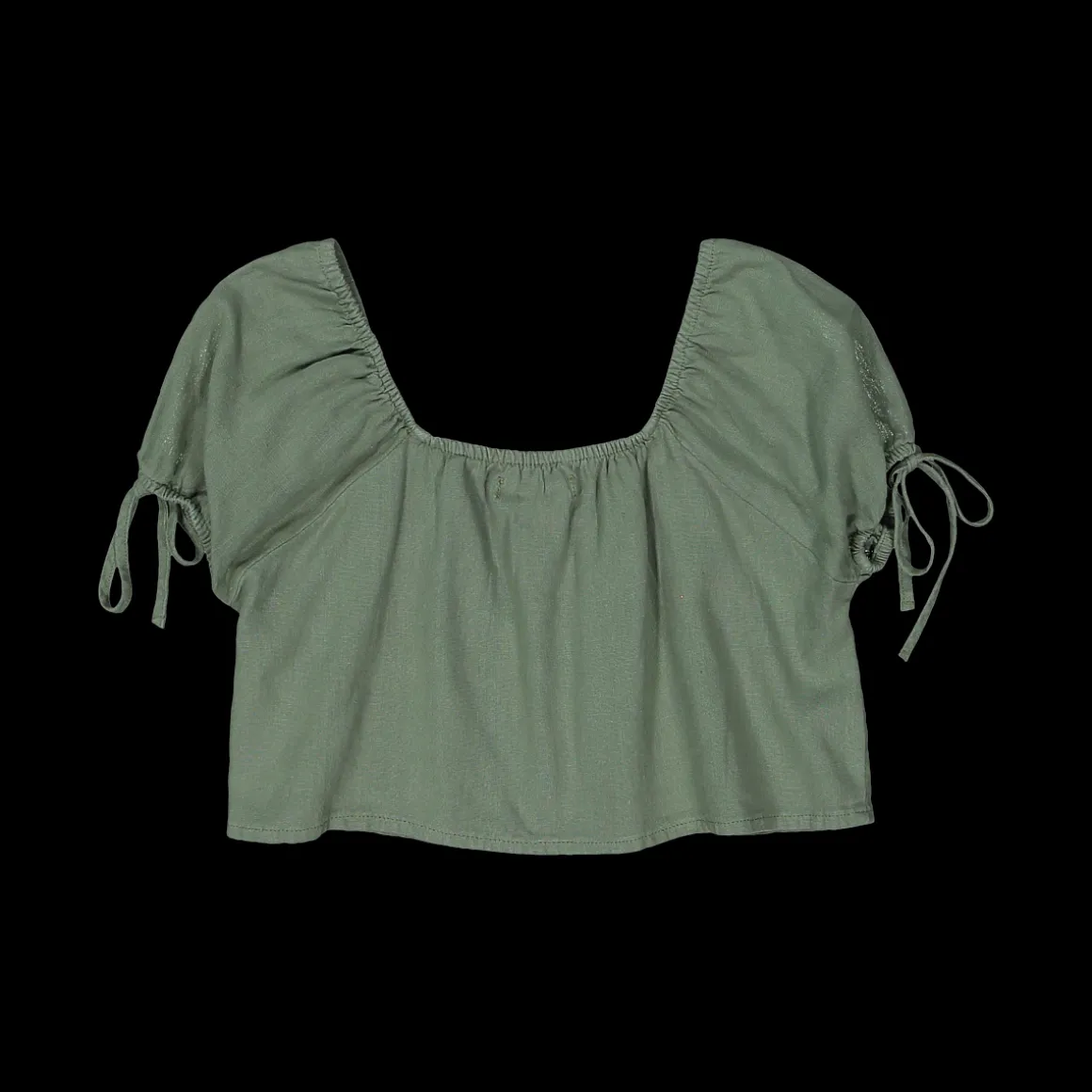 Blusa in misto lino per bambina