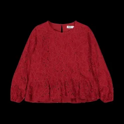 Blusa in pizzo da bambina
