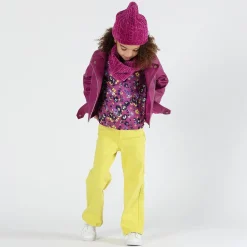Blusa in raso stampato bambina