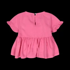 Blusa in viscosa lino bambina