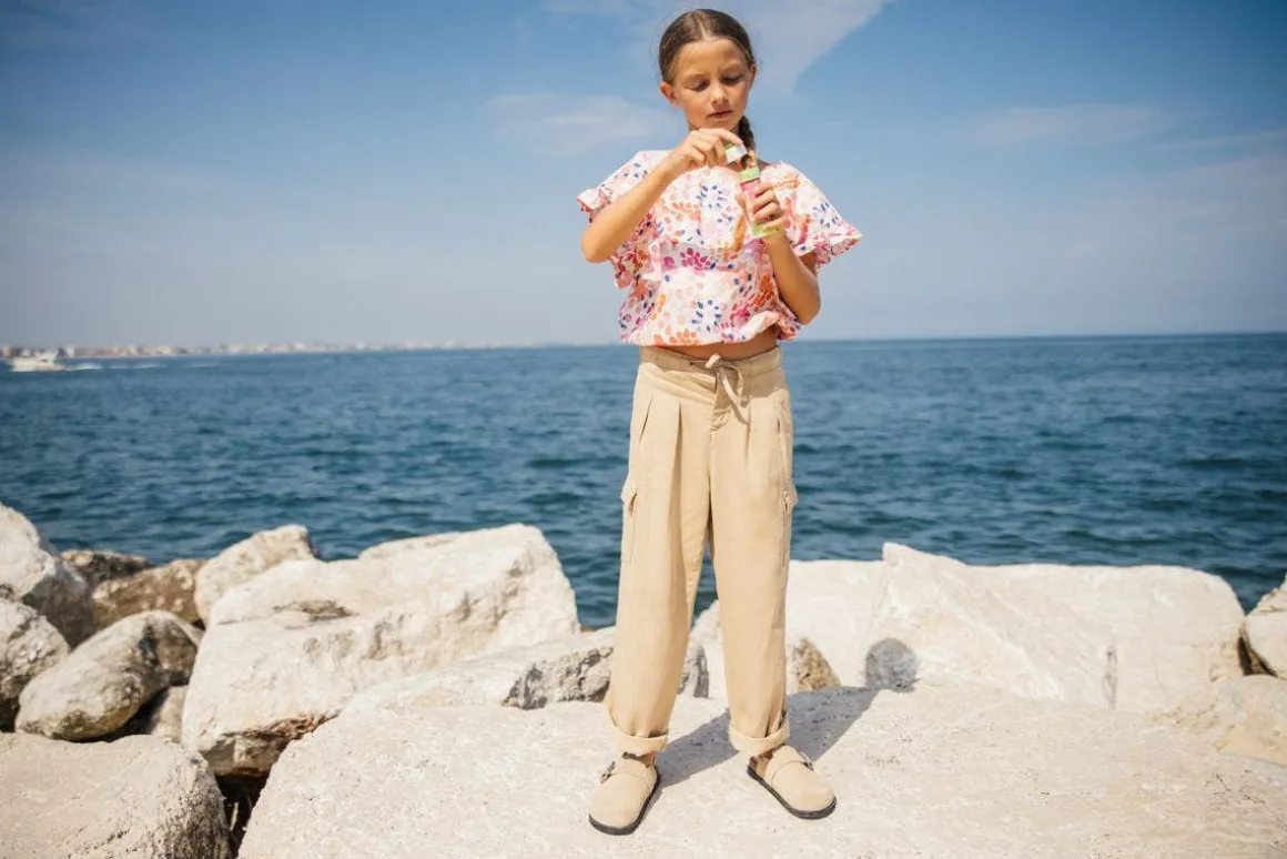 Blusa stampata per bambina