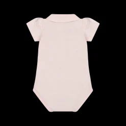Body in jersey stretch bianco per neonata