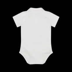 Body in jersey stretch blu per neonato