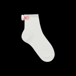 Calzino corto con fiocco