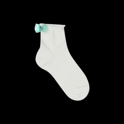 Calzino corto con fiocco