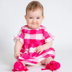 Calzino corto con fiocco da bambina