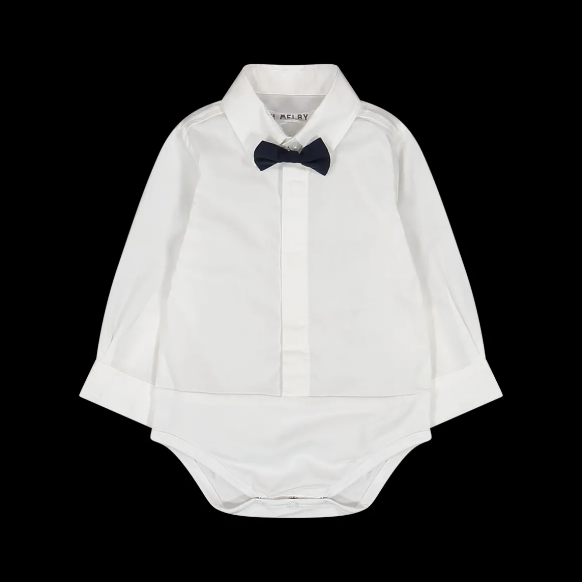 Camicia a body in popeline stretch da bambino