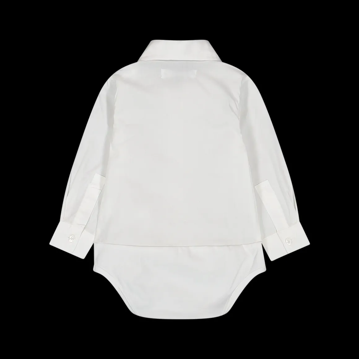 Camicia a body in popeline stretch da bambino