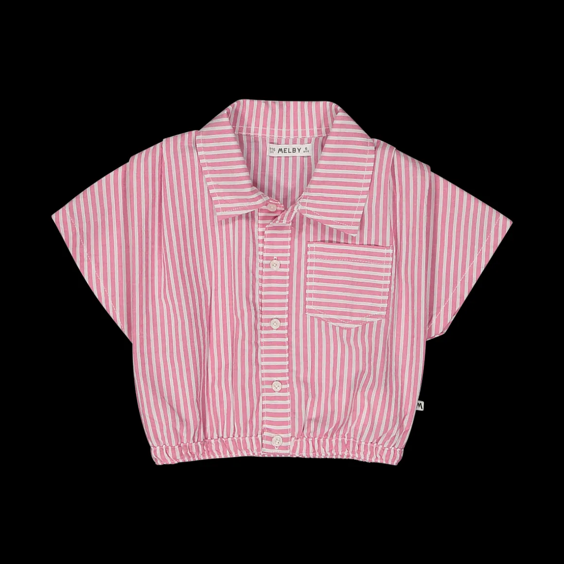 Camicia a righe per bambina