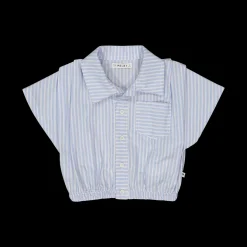 Camicia a righe per bambina