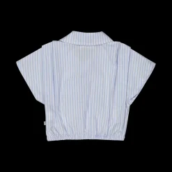 Camicia a righe per bambina