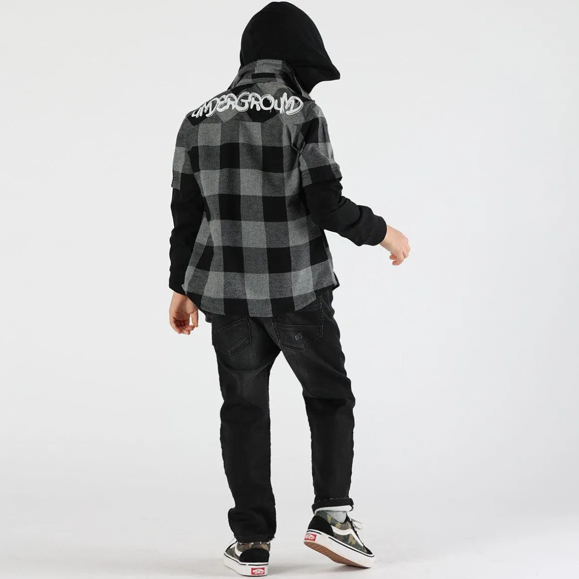Camicia bambino con cappuccio