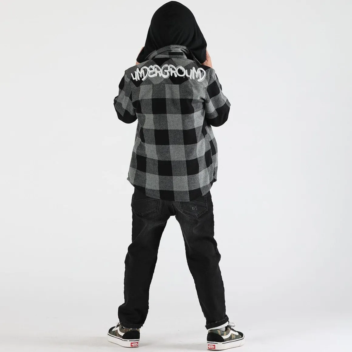 Camicia bambino con cappuccio