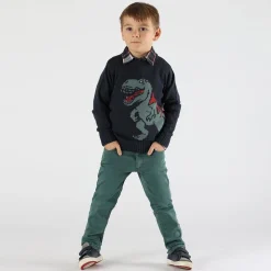 Camicia bambino in flanella a quadri
