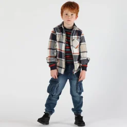 Camicia bambino in flanella pesante