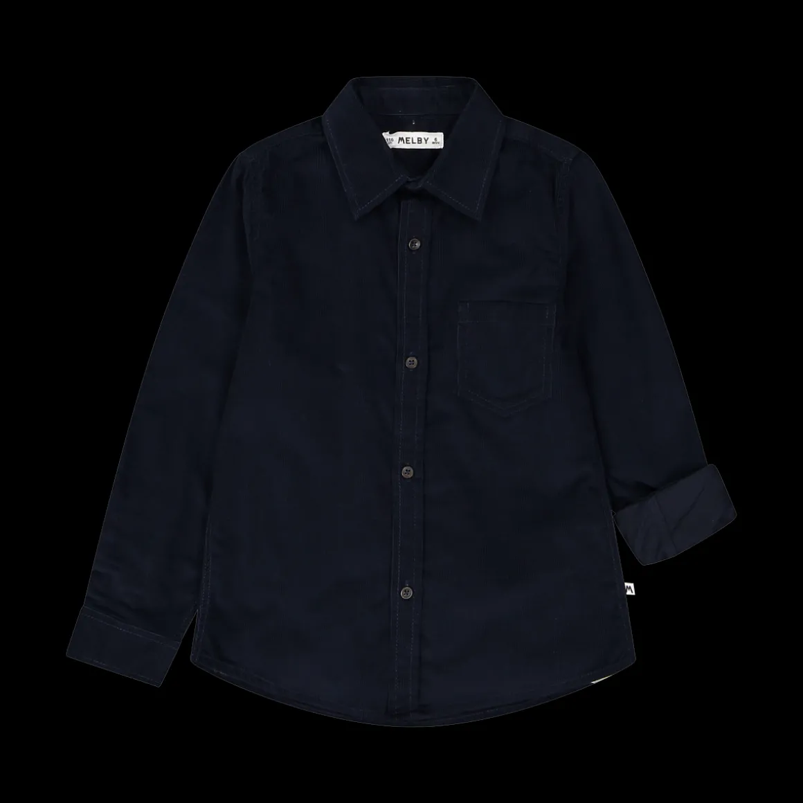Camicia bambino in velluto a coste sottili
